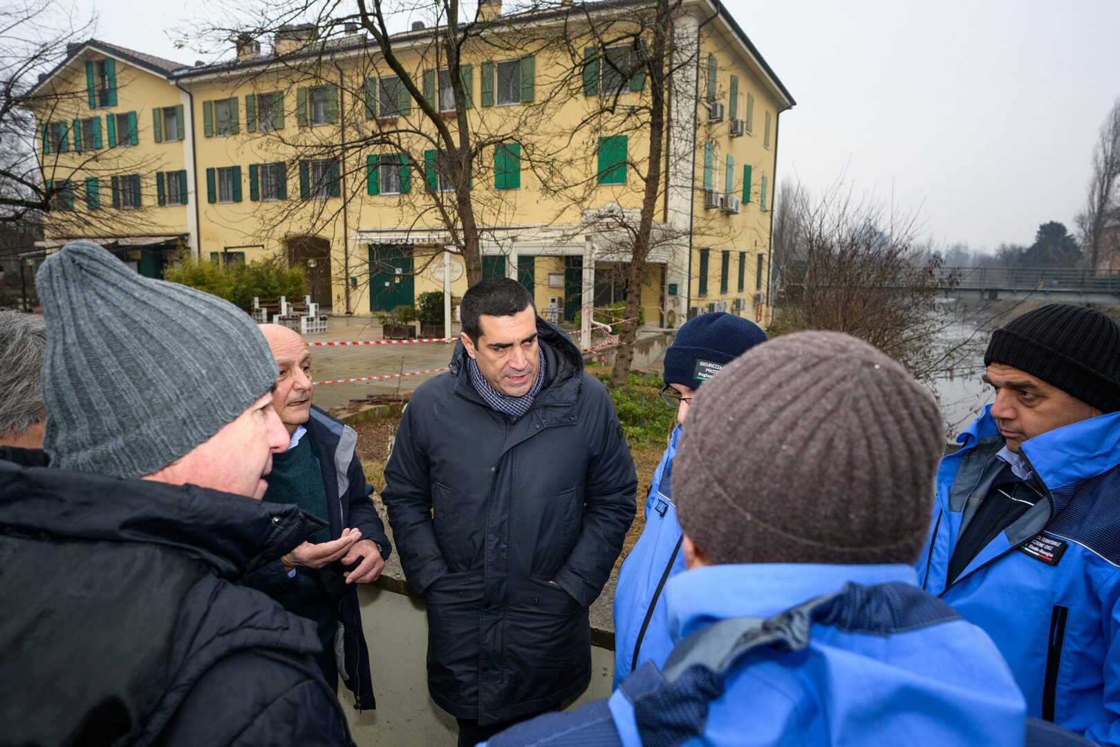 Ricostruzione post alluvione, sopralluogo De Pascale a Castel Maggiore