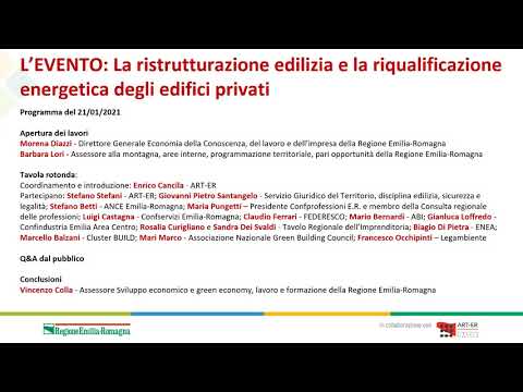 La ristrutturazione edilizia e la riqualificazione energetica degli edifici privati