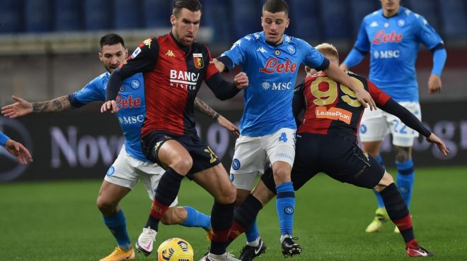 Genoa cinico e ispirato, Napoli battuto per 2-1