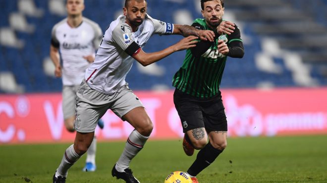 Caputo risponde a Soriano, Sassuolo-Bologna 1-1