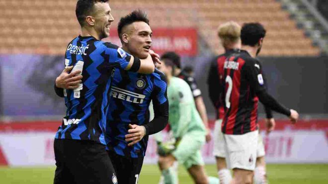 Derby all’Inter, Milan sconfitto 3-0 e ora a -4