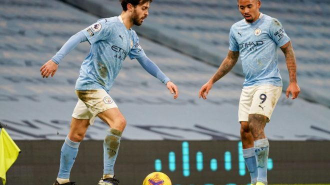 Un gol per tempo, Mancity vince 2-0 in casa Moenchengladbach