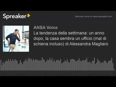 La tendenza della settimana: un anno dopo, la casa sembra un ufficio (mal di schiena incluso) di Ale