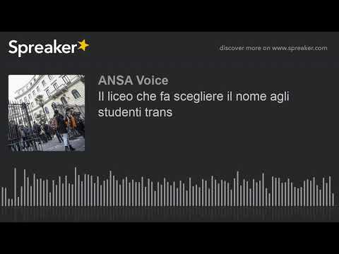 Il liceo che fa scegliere il nome agli studenti trans