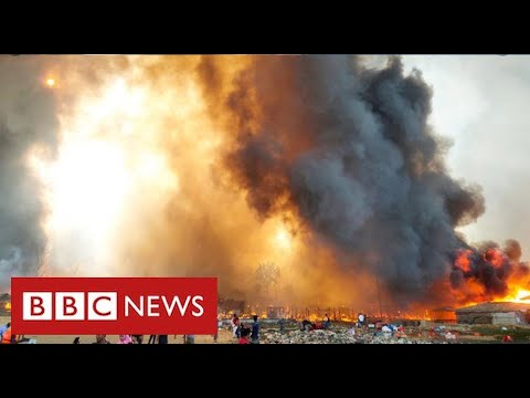 Hundreds missing after devastating fire in world’s biggest refugee camp – BBC News