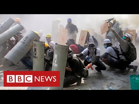 Dozens killed in Myanmar protests as security forces fire on crowds – BBC News