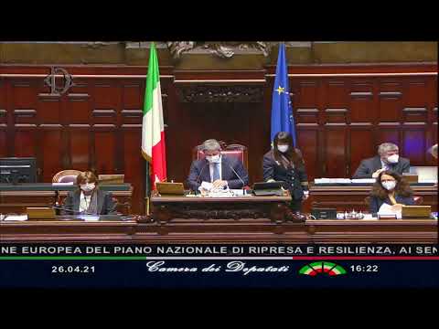 PNNR, le Comunicazioni del Presidente Draghi alla Camera dei Deputati