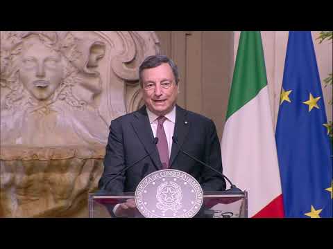 Dichiarazioni alla stampa Draghi – Dabaiba (traduzione simultanea)