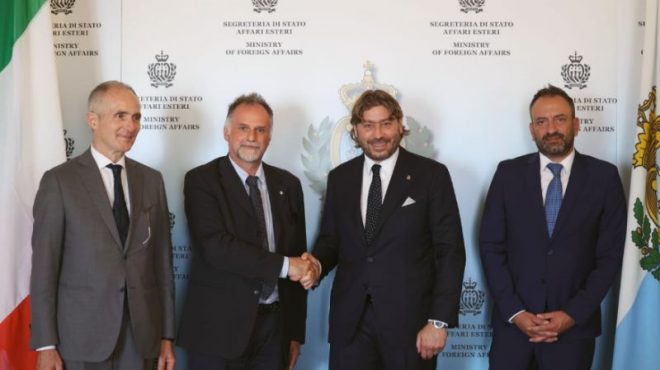 Garavaglia in visita ufficiale a San Marino, accordo sul turismo