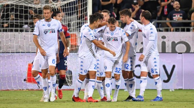 Colpo Empoli, il Cagliari cede 2-0 in casa