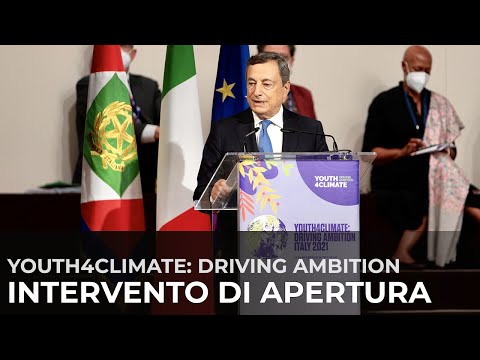 Intervento del Presidente Draghi all’evento “Youth4Climate: Driving Ambition”