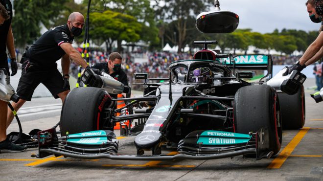 Pole Hamilton per la sprint qualifying del Gp Brasile