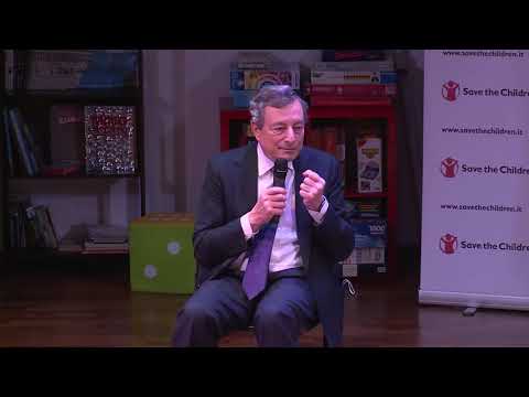 Draghi interviene al Punto Luce di Save the Children Italia-Onlus di Torre Maura