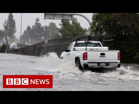 The danger of wildfires followed by floods in California – BBC News