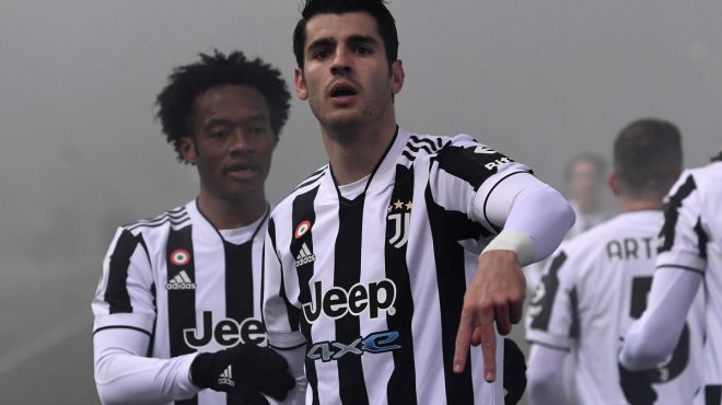 Morata e Cuadrado in gol, la Juve espugna Bologna