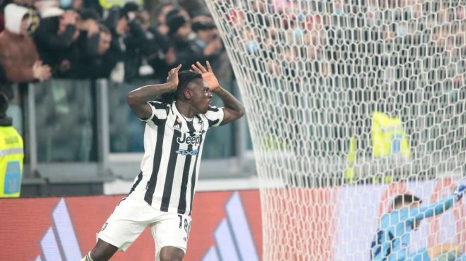 Juventus-Cagliari 2-0, Kean e Bernardeschi a segno