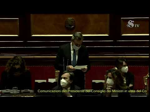 Consiglio europeo del 16/12/2021, la replica del Presidente Draghi al Senato della Repubblica