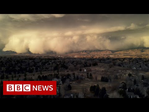 Dust storms and tornadoes hit the US Midwest – BBC News