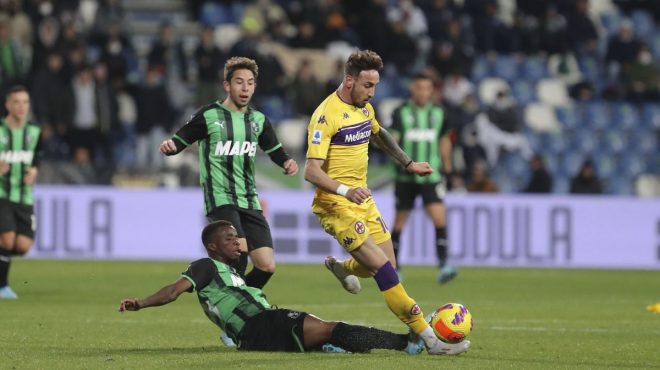 Il Sassuolo fa festa al 94′, Fiorentina battuta 2-1