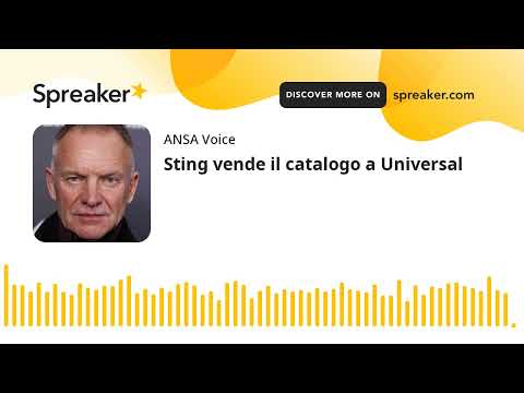 Sting vende il catalogo a Universal