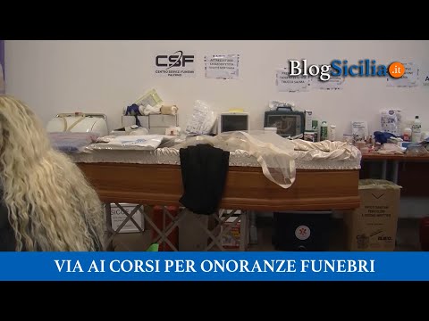 Palermo, via ai corsi per onoranze funebri