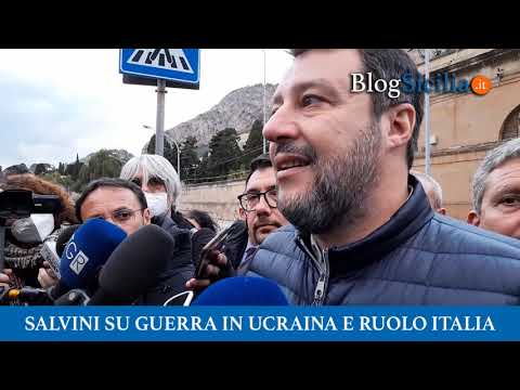 Salvini su guerra in Ucraina e ruolo Italia