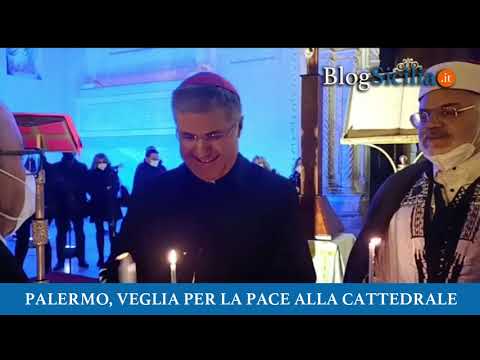 Palermo, veglia per la pace alla Cattedrale