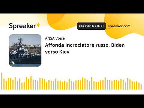 Affonda incrociatore russo, Biden verso Kiev