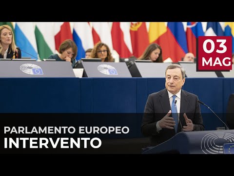 Intervento del Presidente Draghi al Parlamento europeo