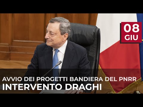 Il Presidente Draghi alla Firma dei Protocolli d’intesa sui progetti bandiera del PNRR