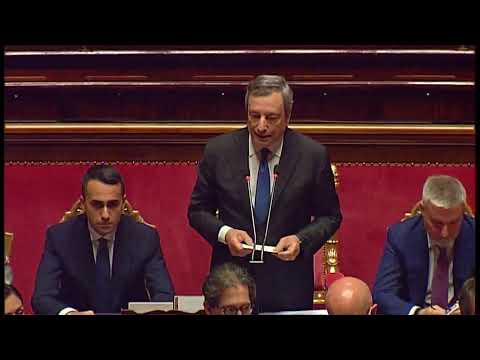 Comunicazioni al Senato, l’intervento di replica del Presidente Draghi