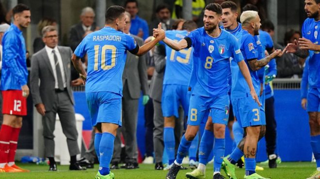 L’Italia piega l’Inghilterra 1-0, decide Raspadori