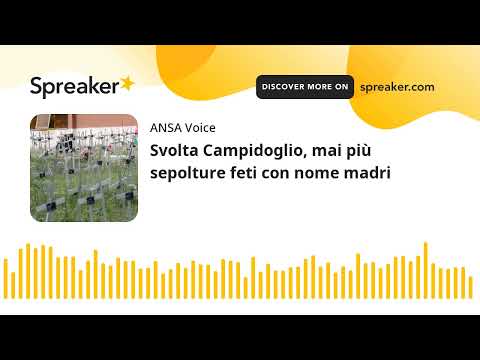 Svolta Campidoglio, mai più sepolture feti con nome madri