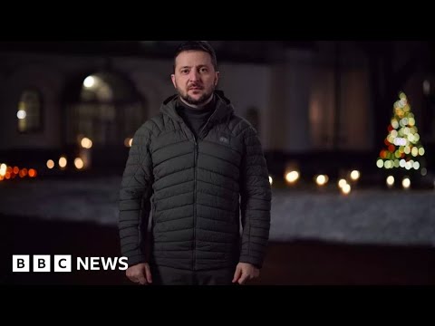 Ukraine President Zelensky delivers defiant Christmas message after Russian strikes – BBC News