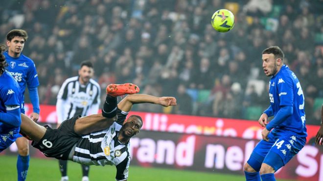 Gol di Baldanzi e Pereyra, Udinese-Empoli finisce 1-1