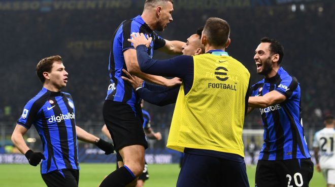 L’Inter batte 1-0 il Napoli, decide Dzeko di testa