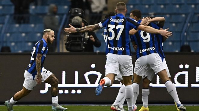 Supercoppa all’Inter, Milan battuto 3-0