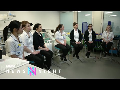 Student NHS nurses reveal what drew them to the profession – BBC Newsnight