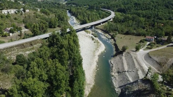 A Castel di Casio lavori lungo 700 metri di asta fluviale del Reno