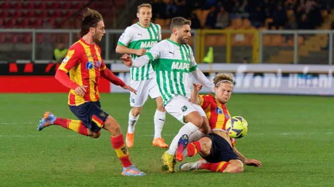 Sassuolo corsaro a Lecce, decisivo un gol di Thorstvedt