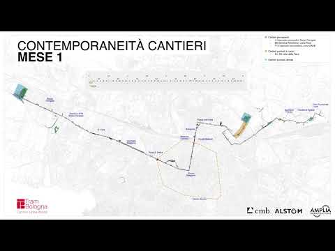 Il piano di cantierizzazione della Linea rossa del tram