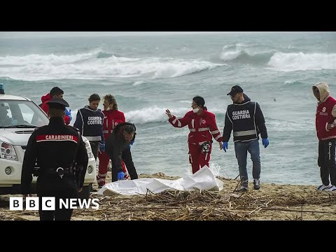 59 people including 12 children drown as boat sinks off Italy – BBC News