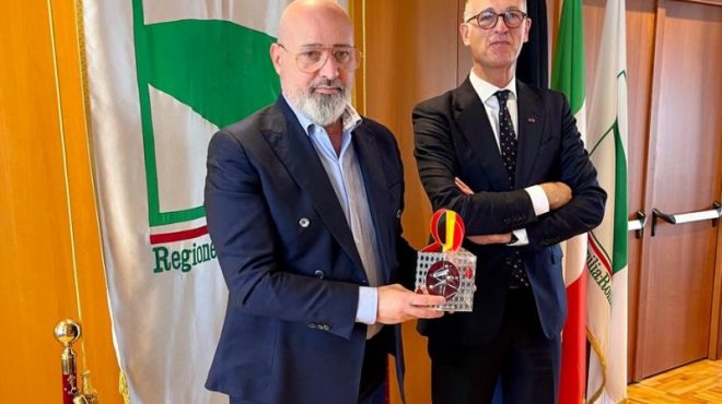 Bonaccini incontra l’ambasciatore del Belgio in Italia