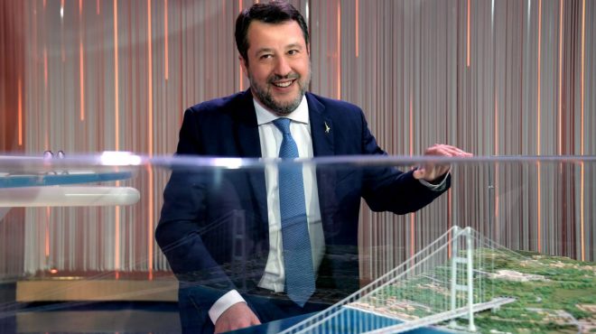 Ponte sullo Stretto, Salvini “Nell’estate del 2024 inizio dei cantieri”