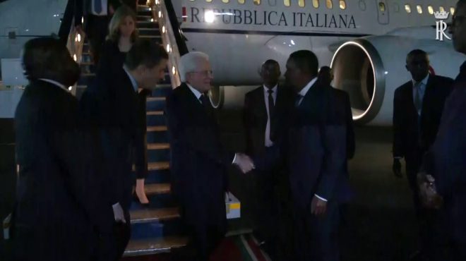 Mattarella a Nairobi per la visita di Stato in Kenya