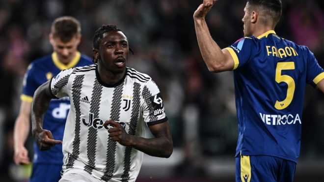 Juventus batte Verona 1-0, decide la rete di Kean