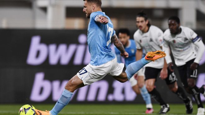 Immobile torna al gol, la Lazio vince 3-0 a La Spezia