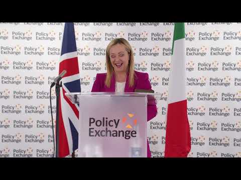 Londra, il Presidente Meloni interviene al think tank “Policy Exchange”