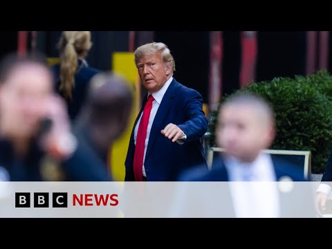 Donald Trump arrives in New York ahead of court appearance – BBC News