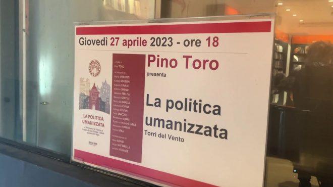 Pino Toro racconta “La politica umanizzata” in un libro